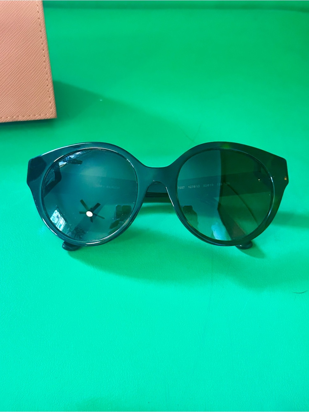 Tory Burch Dark Brown Cat-Eye Sunglasses with Gradient Lenses - Picture 7 of 7